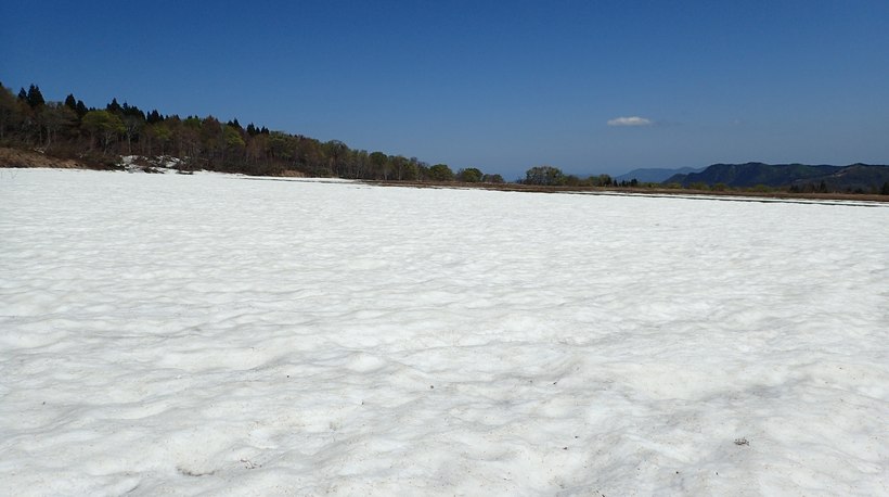 残雪期の扇ノ山